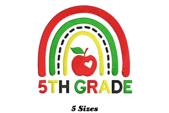 5th Grade Rainbow: A Whimsical Embroidery Design Review