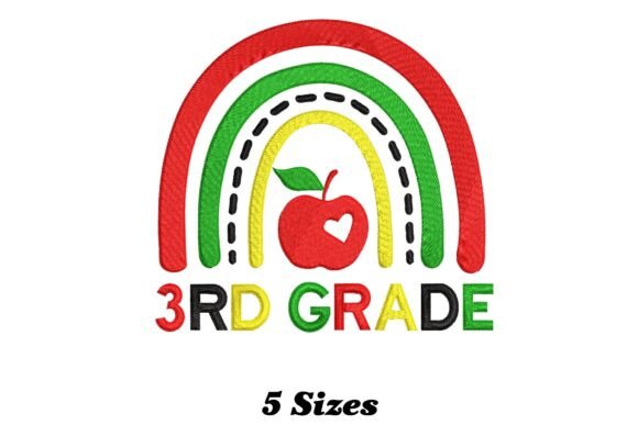Charming 3rd Grade Rainbow Embroidery Design Review