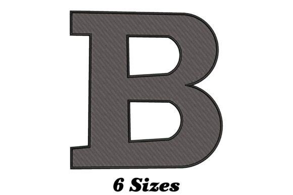 Elegant Letter B: A Personal Touch for Holiday Embroidery Gifts
