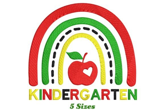 Kindergarten Rainbow: Seasonal Embroidery Design Review