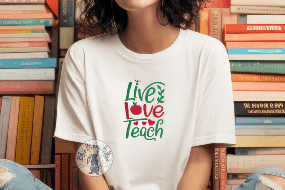 Live Love Teach: A Teacher Embroidery Design Review