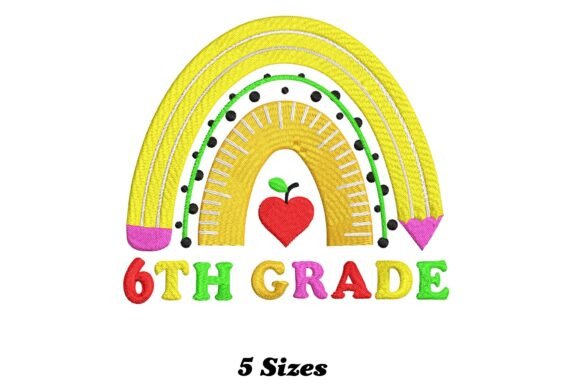 Lovely 6th Grade Rainbow: Embroidery for Boutique Apparel