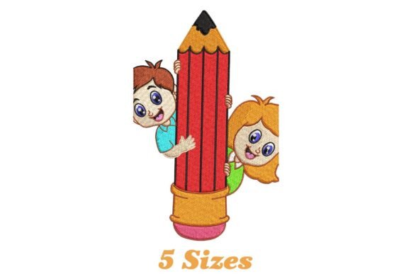Pencil with Boys and Girls for Craft Fair Success
