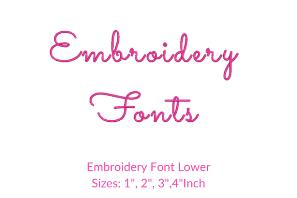 Sacramento Font: A Sweet Embroidery Font for Personalized Gifts