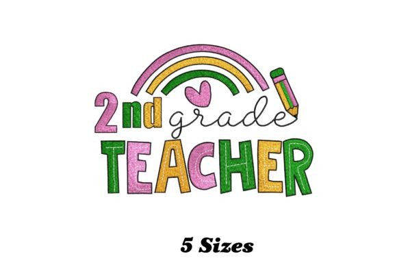 Second Grade Teacher: A Playful Embroidery Design Review
