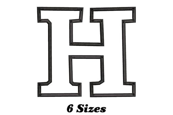 Stylish Letter H: Holiday Embroidery Design Review