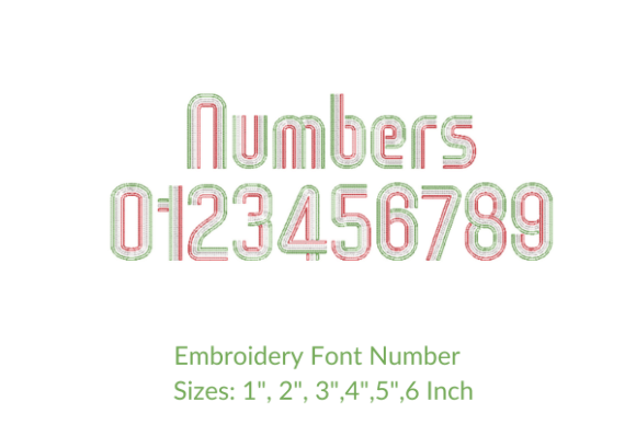 Wox Font Numbers: A Holiday Embroidery Font Review